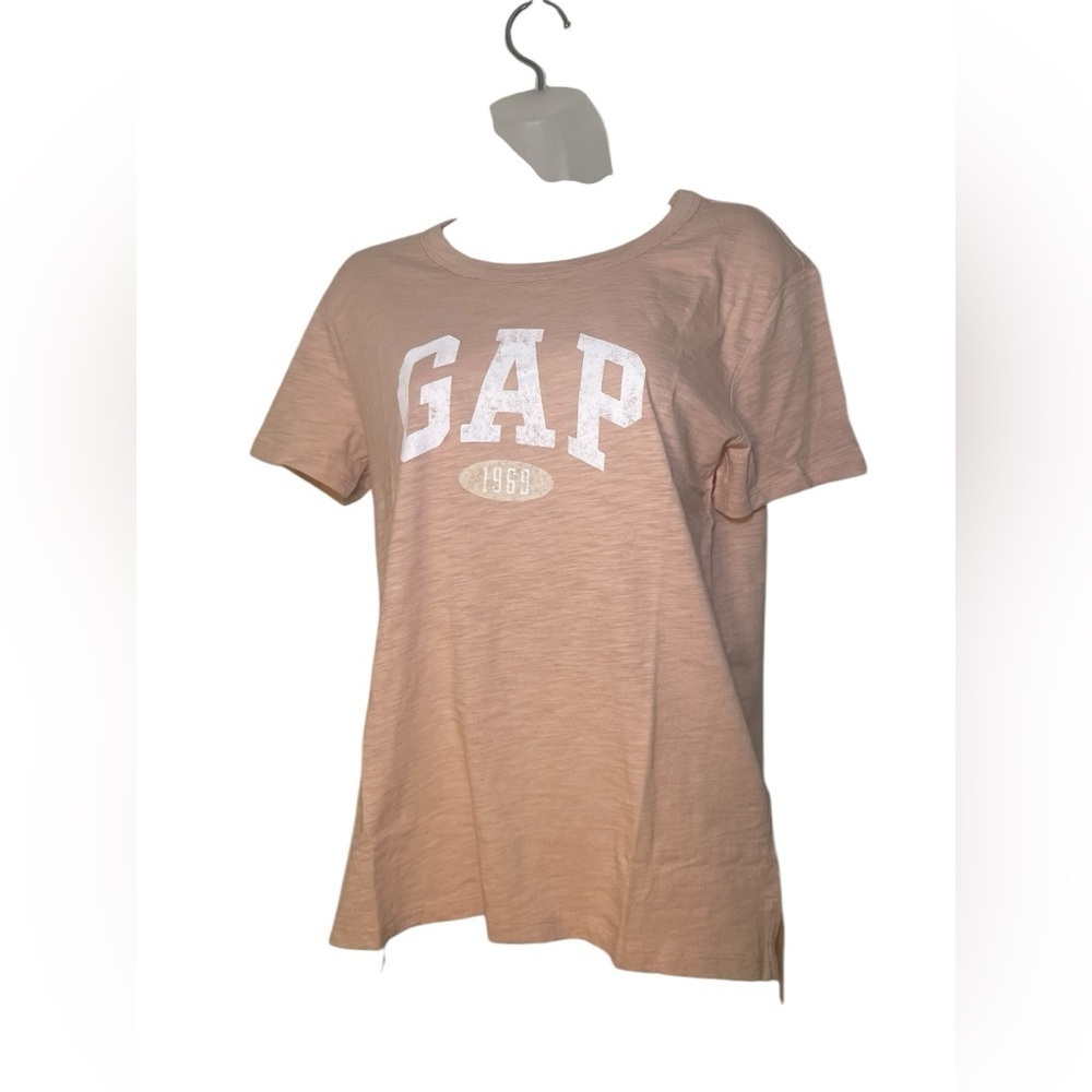 Gap New Pink Logo Tee 100% Cotton Size XS